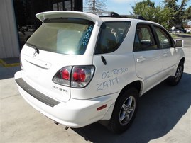 2002 LEXUS RX300 COACH EDITION WHITE 3.0 AT 2WD Z19717